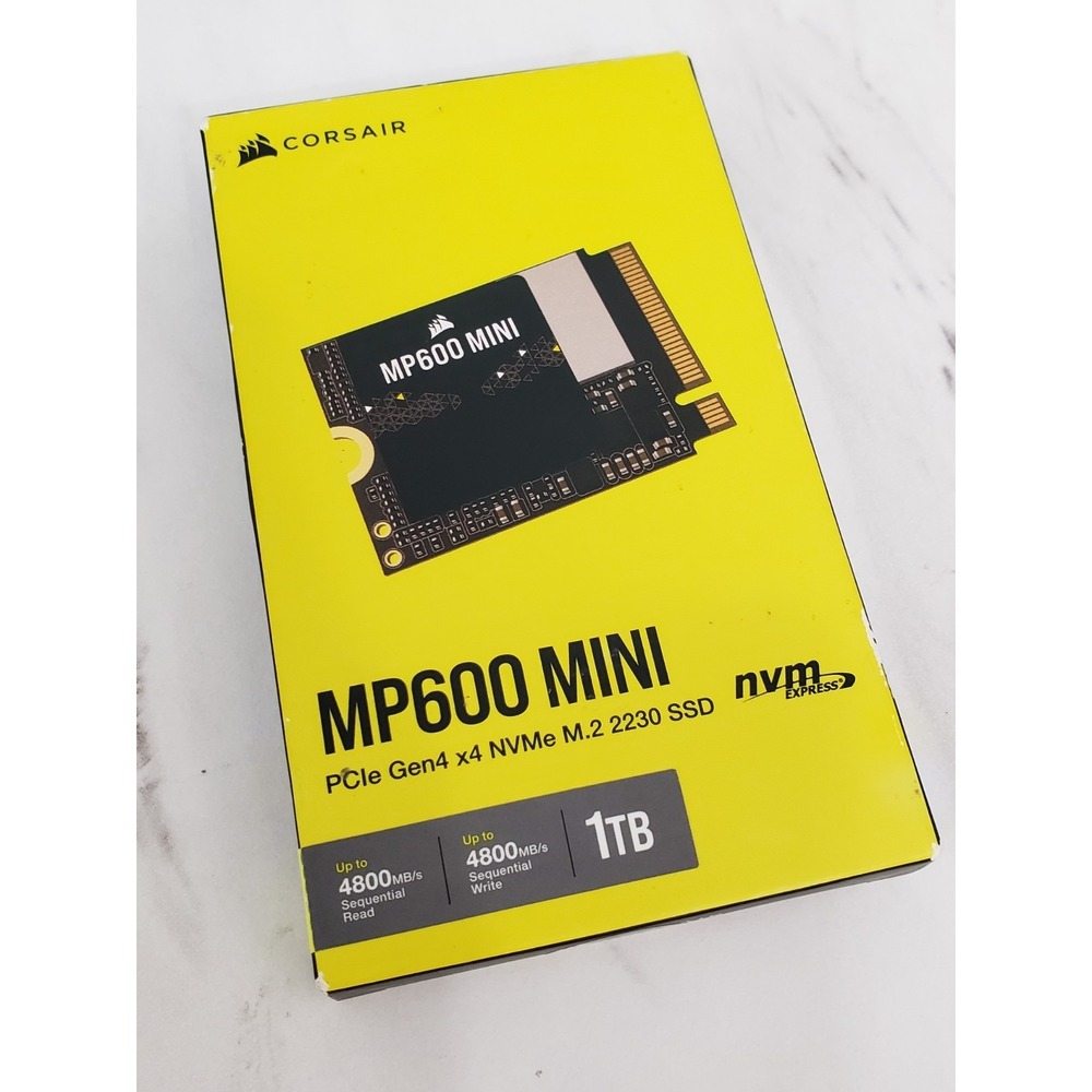 Corsair MP600 Mini 1TB M.2 NVMe PCle x4 Gen4 2 SSD - M.2 2230, High Density 3D